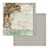 Bloc 10 hojas de papel Scrap Stamperia Alice