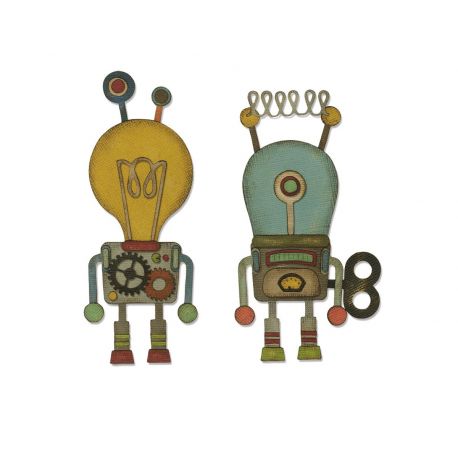 Set 14 troqueles THINLITS Robotic by Tim Holtz